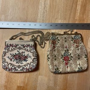 Tapestry evening purses